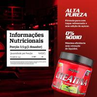 Creatina Hardcore Integralmédica Com Sabor 350g Limão - 3