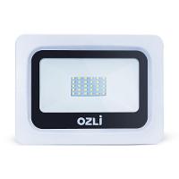 Refletor Led Slim 30w 3000k Bivolt Ip65 Carcaça Branca Alta Luminosidade - 2