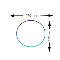 Plafon Led Sobrepor 12w Redondo 3000k Branco Quente Bivolt - Kit Com 3 Un. - 3