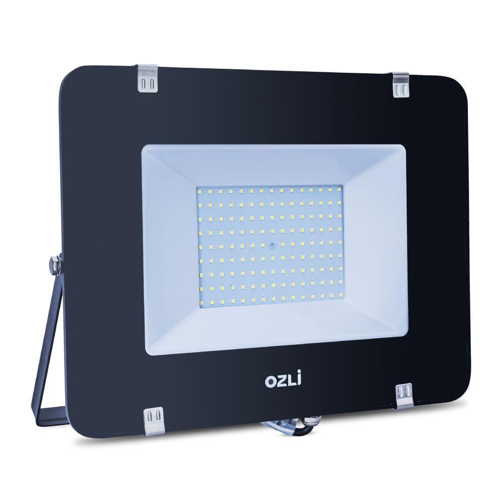 Refletor Led Slim 30w Ip65 6500k Preto Bivolt Unidade - 1