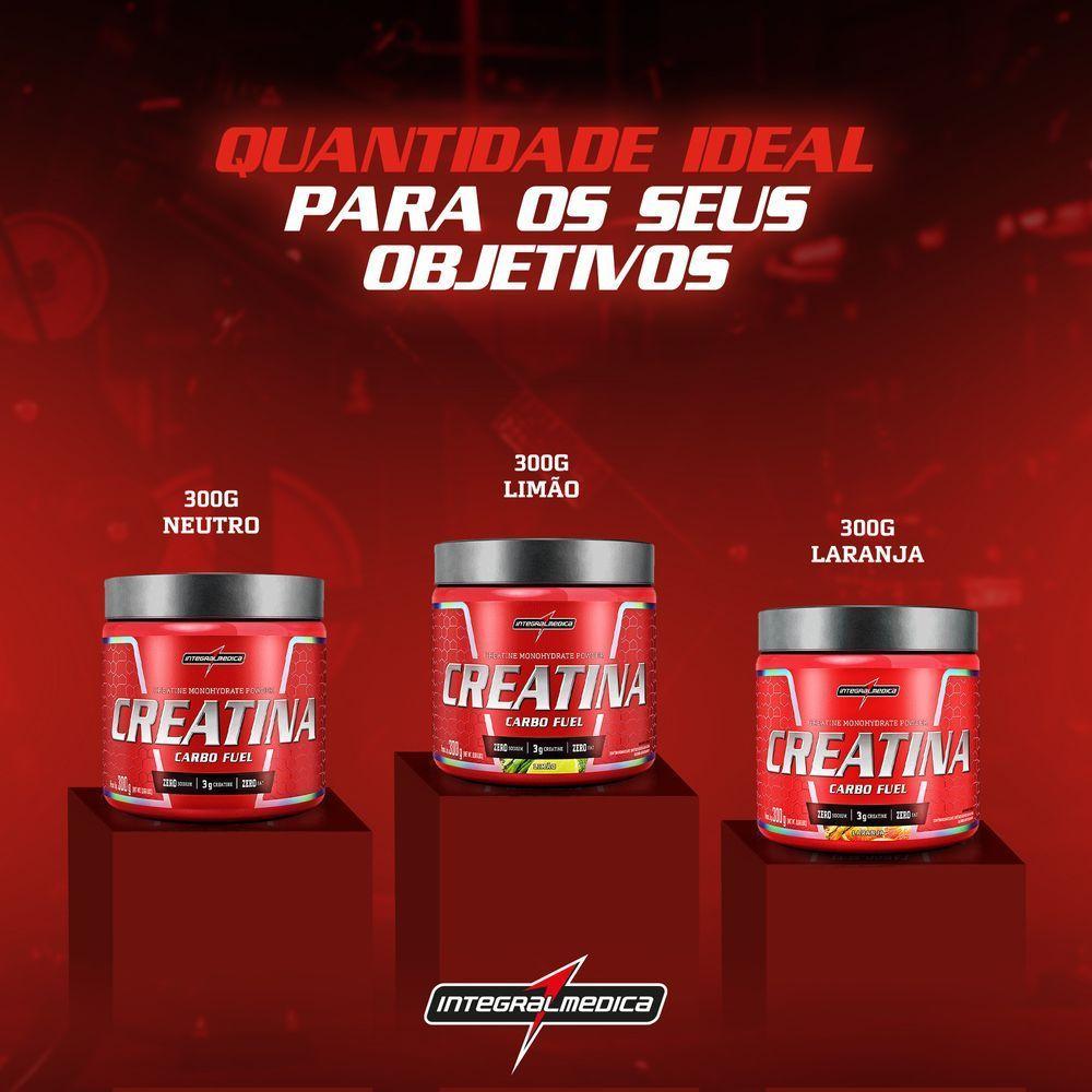 Creatina Integralmedica Carbo Fuel 300g Laranja - 4