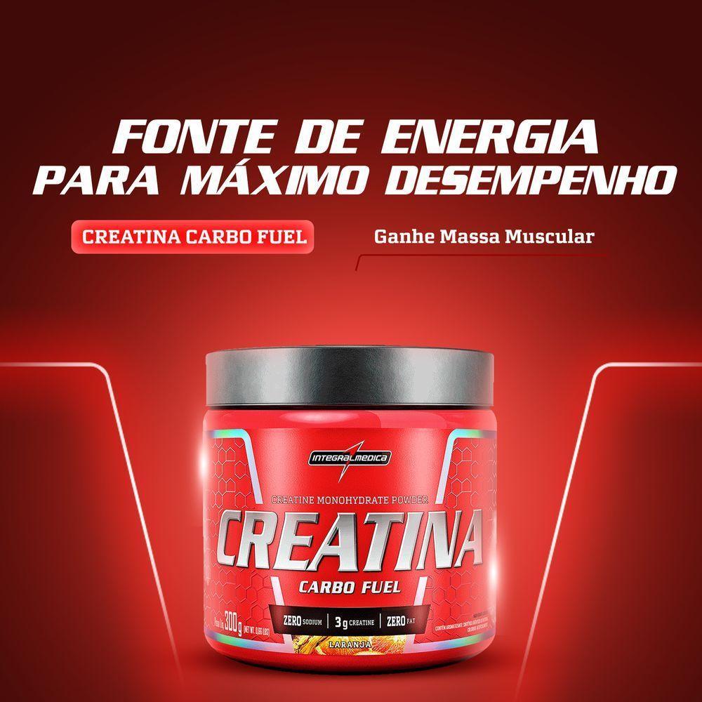 Creatina Integralmedica Carbo Fuel 300g Laranja - 5