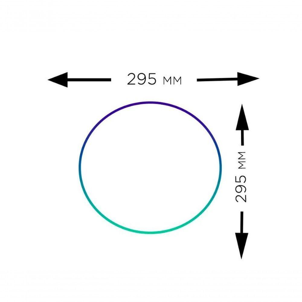 Plafon Led Slim 24w Redondo Embutir 3000k Branco Quente Bivolt - Kit Com 3 Un. - 3