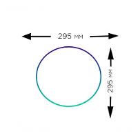 Plafon Led Slim 24w Redondo Embutir 3000k Branco Quente Bivolt - Kit Com 3 Un. - 3