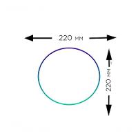 Plafon Led Slim 18w Redondo Embutir 3000k Branco Quente Bivolt - Unidade - 4