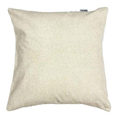 Capa De Almofada Boucle Lisa 45x45cm Marfim