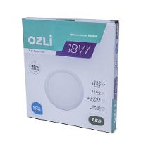 Plafon Led Slim 18w Redondo Embutir 6500k Branco Frio Bivolt - Unidade - 3