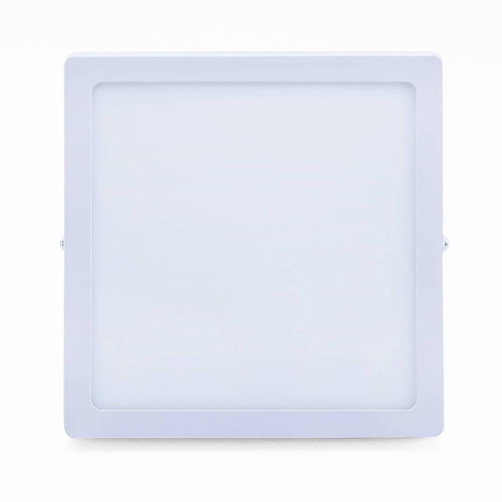 Plafon Led Sobrepor 6w Quadrado 6500k Branco Frio Bivolt -unidade - 1