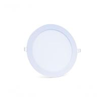 Plafon Led Slim 18w Redondo Embutir 6500k Branco Frio Bivolt - Kit Com 5 Un. - 1