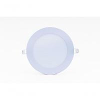 Plafon Led Slim 12w Redondo Embutir 6500k Branco Frio Bivolt - Kit Com 3 Un. - 1