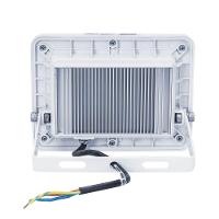 Refletor Led Slim 50w 6500k Bivolt Ip65 Carcaça Branca Alta Luminosidade - 3