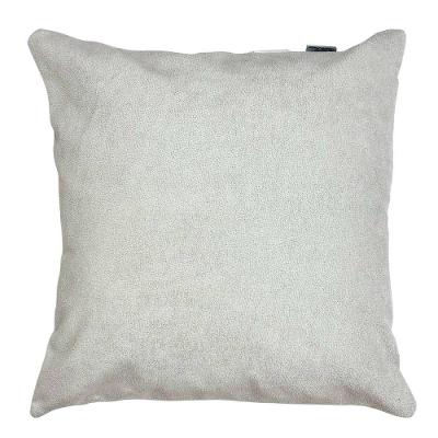 Capa De Almofada Boucle Lisa 45x45cm Prata