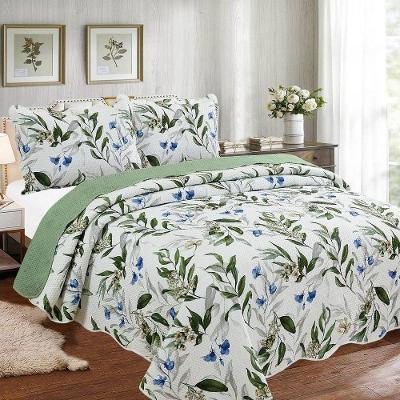 Kit Cobre Leito Casal + 2 Porta-travesseiros Capri Maria