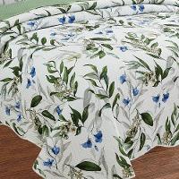 Kit Cobre Leito Casal + 2 Porta-travesseiros Capri Maria - 3