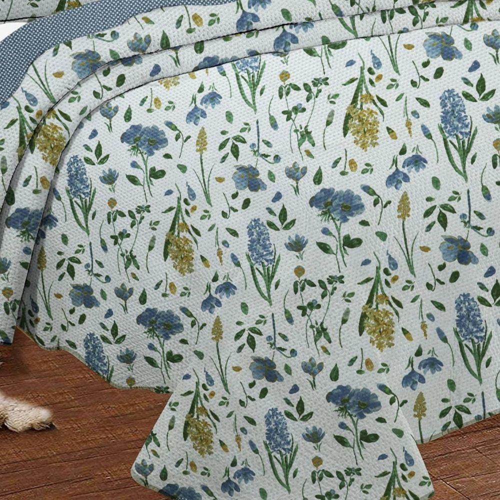 Kit Cobre Leito Queen + 2 Porta-travesseiros Capri Marina - 3