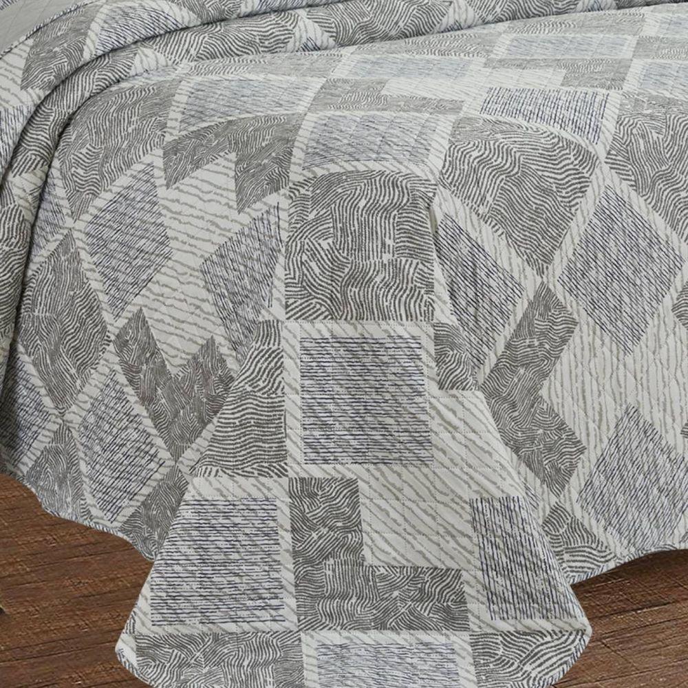 Kit Cobre Leito Queen + 2 Porta-travesseiros Capri Giulia - 3