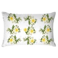 Fronha Premium Plus 100% Algodão 50cm X 70cm Yellow Roses - 1