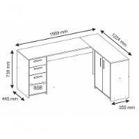 Mesa Para Computador Office Nt 2005 Branco - Notável - 6