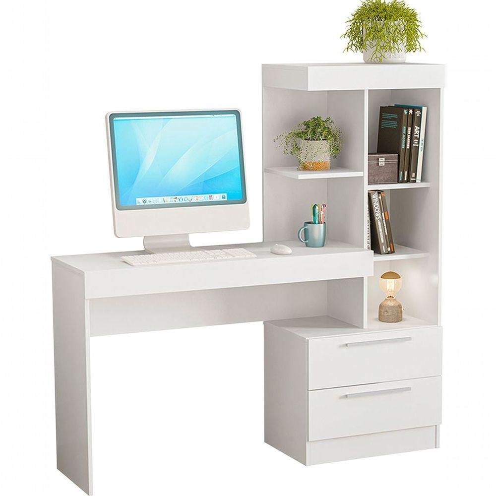Mesa Para Computador Office Nt 2010 Branco - Notável - 1