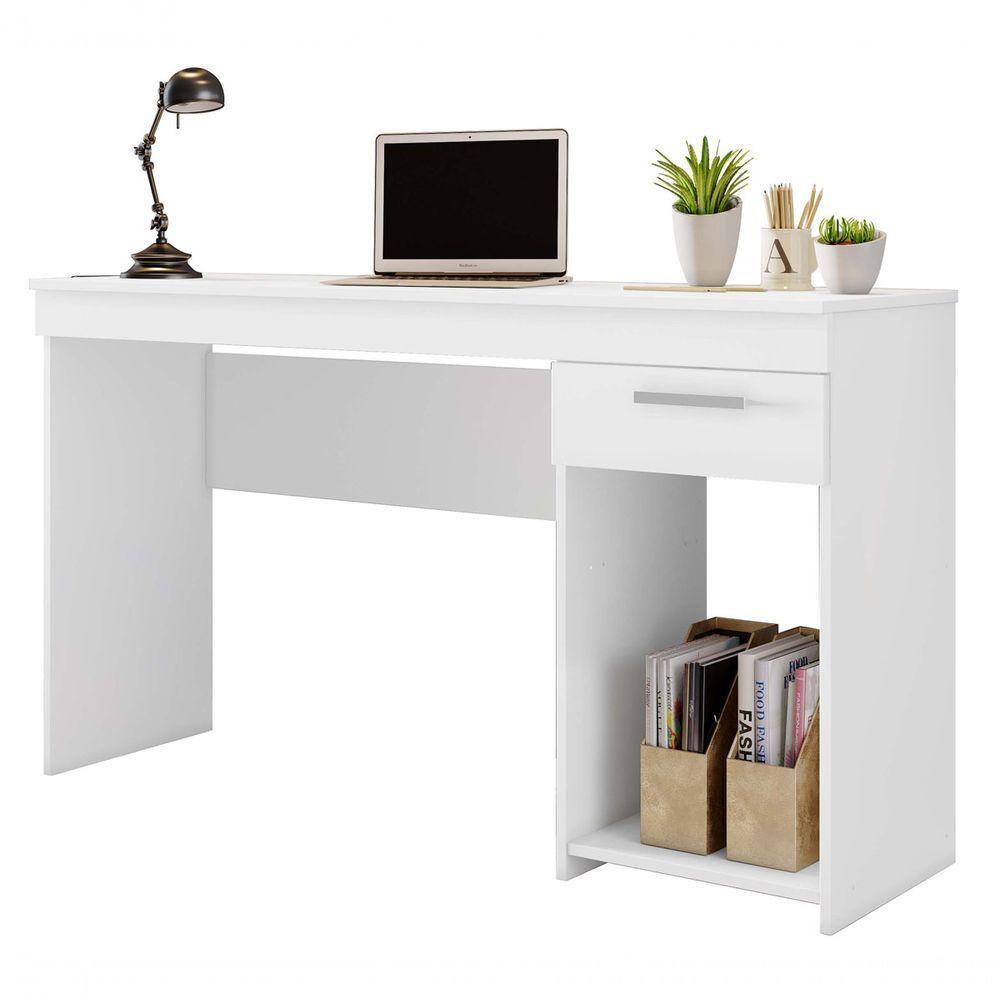 Mesa Para Computador Office Officia Branco - Moveisaqui - 1