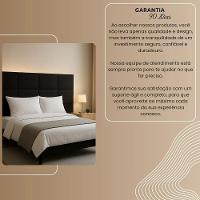 Cabeceira Cama Box Casal 140cm Elena Estofada Cinza