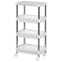 Kit 3 Fruteiras Para Cozinha Móvel Com 3 Prateleiras Alice Branco - 2