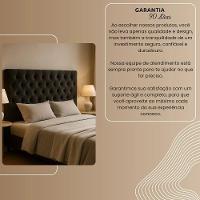 Cabeceira Cama Box Casal Queen Size 160cm Valentina Estofada Vermelho