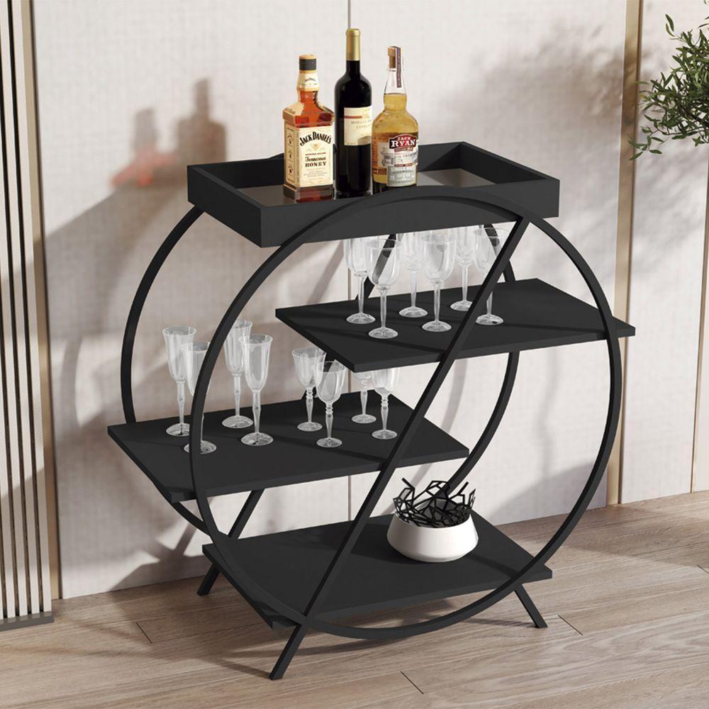 Adega Jb 4009 Luxo Preto Pe Preto - Moveis Jb - 2