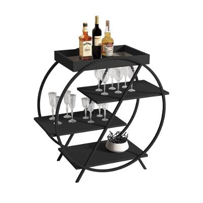 Adega Jb 4009 Luxo Preto Pe Preto - Moveis Jb