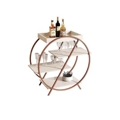 Adega Jb 4009 Luxo Off White Pe Bronze - Moveis Jb