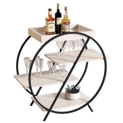 Adega Jb 4009 Luxo Off White Pe Preto - Moveis Jb