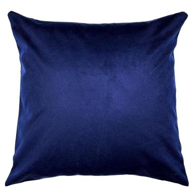 Capa Almofada Suede 43x43 Azul Marinho
