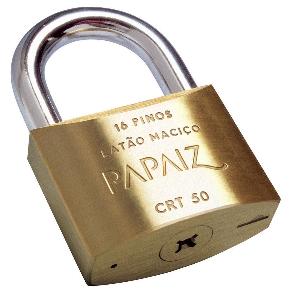 Cadeado Tetra Chave Crt 50mm - 0101500cx - Papaiz Cadeado Tetra-chave Crt 50mm Papaiz 01.01.50.0cx - 1