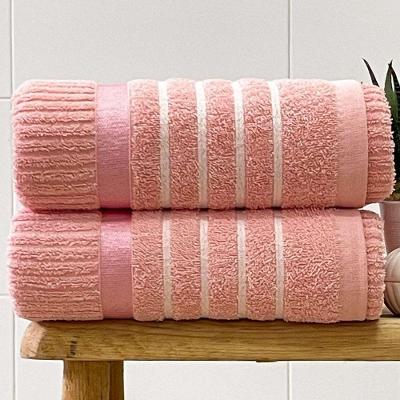 Toalha De Rosto Fio Penteado Nancy 50x70 Rosa