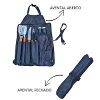 Kit Churrasco Completo Com 8 Peças Utensílios De Inox Com Avental Luva Churrasco Corte Perfeito - 5