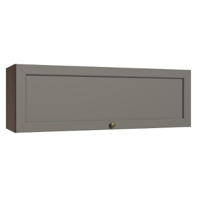 Armário Aéreo 100 Cm 1 Porta Basculante Rustic/cinza Vik Madesa