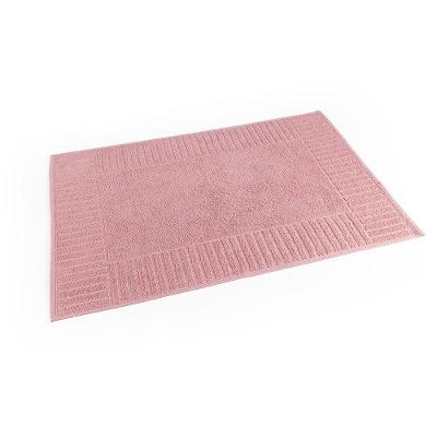 Toalha De Piso Slim Gramatura 600g/m² Base Reforçada 01 Peça 100% Algodão - Nuvem Rosa