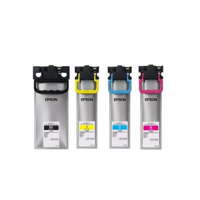 Tinta Epson Kit 4 Cores Preto, Magenta, Ciano, Amarelo | Workforce Wf-c5810 Wf-c5390 Wf-c5310 Wf-c5890