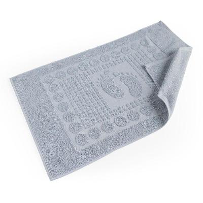 Toalha De Piso Wave Gramatura 700g/m² Antiderrapante 01 Peça 100% Algodão - Céu Nublado