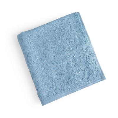 Toalha De Rosto Blume Fio Penteado Barrado Floral 01 Peça 100% Algodão - Oceano