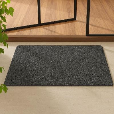 Tapete Capacho Antiderrapante Titanium 45cm X 75cm Cinza Mescla