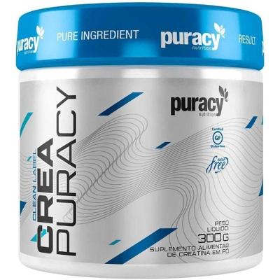 Creatina Monohidratada Pura Micronizada 300g Crea Puracy Sabor Original