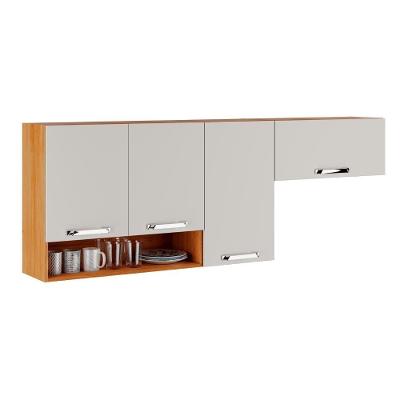 Armário Aéreo De Cozinha Itatiaia 3 Portas 1 Nicho Vegas