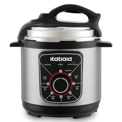 Panela de Pressão Elétrica Itatiaia Essencial 3L 700W com Funções Programáveis Preto 110V