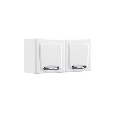Armário Aéreo de Cozinha New Premium 2 Portas Branco em Aço Itatiaia