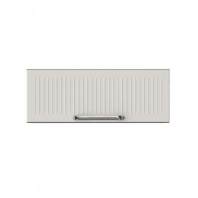 Armário Aéreo Horizontal De Cozinha 70cm Em Aço Grafite-off White Itatiaia Midi Pop Art I3