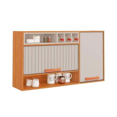 Armário Aéreo de Cozinha Nápoles 120cm 2 Portas MDF Off White Itatiaia