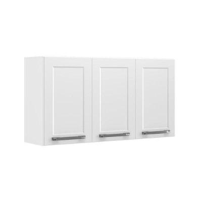 Armário Aéreo De Cozinha Branco 3 Portas Florença