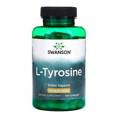 L-tyrosine 500 Mg (100 Capsules) - Swanson