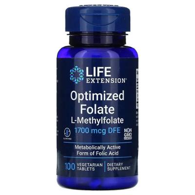 Optimized Folate 1700 Mcg Dfe (100) - Life Extension